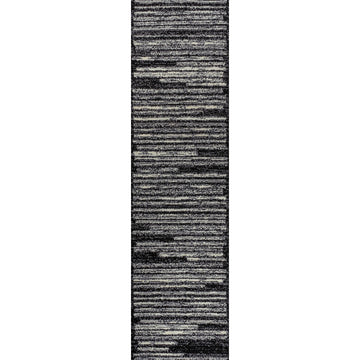 Khalil Modern Berber Stripe Area Rug